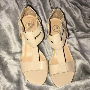Nude Wedges Women’s Heels